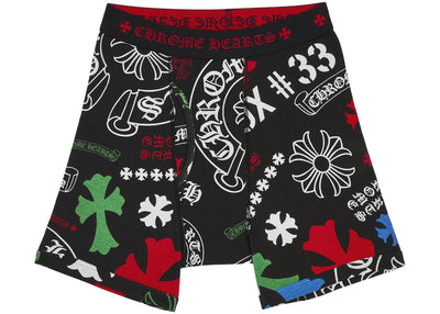 Chrome Hearts Classic Rib Boxer Brief Black/Multicolor