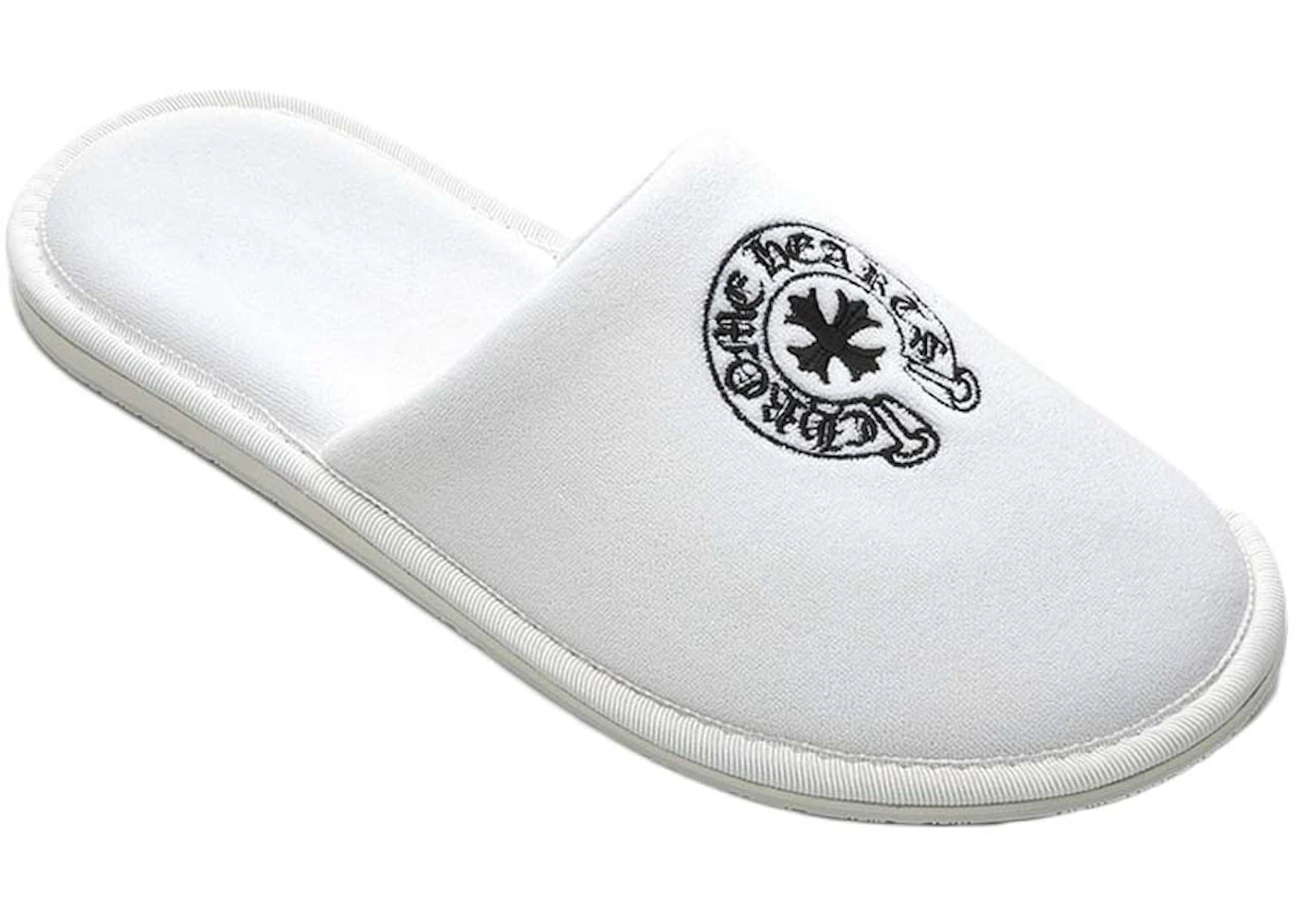 Chrome Hearts Hotel Slippers White