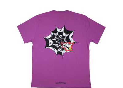 Chrome Hearts Matty Boy Spider Web T-shirt Purple