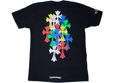 Chrome Hearts Multi Color Cross Cemetery T-Shirt Schwarz