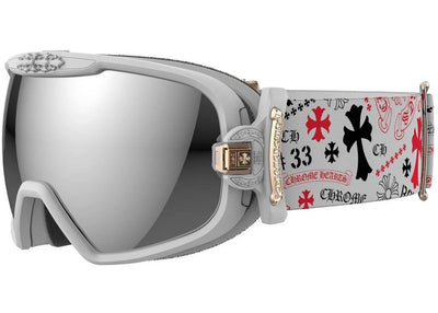 Chrome Hearts Snow Goggles Weiß