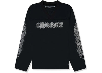 Chrome Hearts Stadium Mesh L/S Jersey Schwarz
