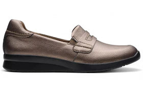Clarks Ellowyn Penny Bronze Metallic (Women's)
