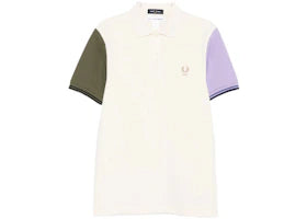 Comme des Garcons Color-Blocked Polo White