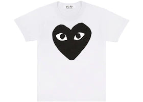 Comme des Garcons Play Black Heart T-shirt White