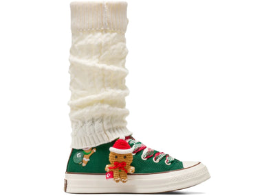 Converse Chuck 70 Hi X-Mas Gingerbread & Knit Sock Midnight Clover