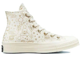 Converse Chuck Taylor All Star 70 Hi Elements Print Egret Gold (Women's)