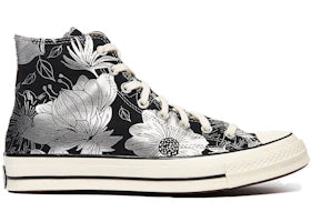 Converse Chuck Taylor All Star 70 Hi Vintage Floral Black Silver (Women's)