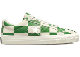 Converse One Star Ox Blocked Warped Board Green
