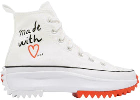 Converse Run Star Hike Hi Made with Love White (Women's)