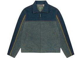 Denim Tears Cotton Fleur De-Lis Denim Track Jacket Multicolor