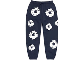 Denim Tears Kids Cotton Wreath Sweatpants Navy