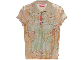 Diesel Women's T-Devlo S/S Top Multicolor