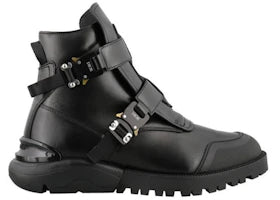 Dior Buckle Military Combat Boot Black