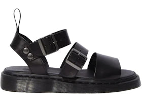 Dr. Martens Gryphon Brando Leather Gladiator Sandals Black