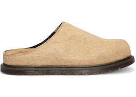 Dr. Martens San Hairy Suede Mules Savannah Tan