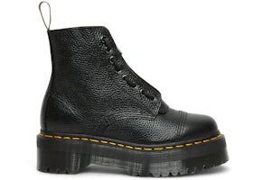 Dr. Martens Sinclair Leather Platform Boots Black Milled Nappa (Women's)