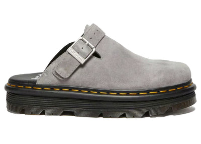 Dr. Martens Zebzag Suede Slingback Platform Mule Grey