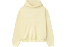 Fear of God Essentials 90's Fleece Hoodie Garden Yellow
