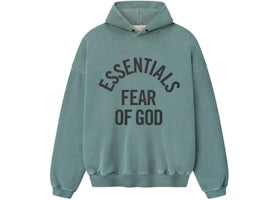 Fear of God Essentials Campus 90's Hoodie Faded Coastal