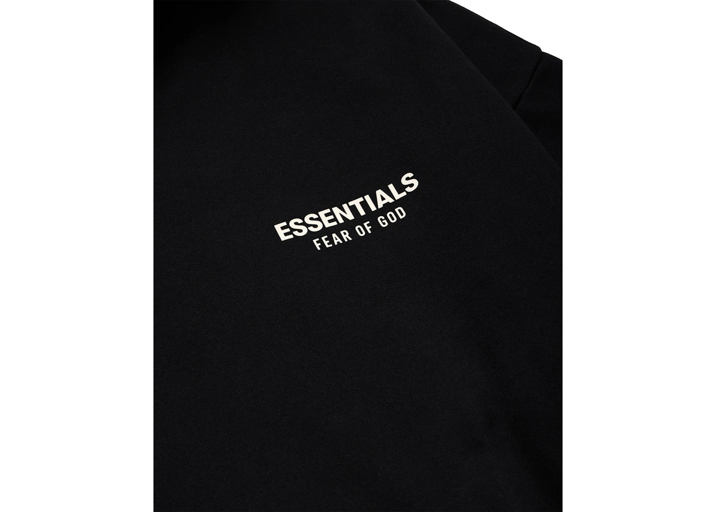 Fear of God Essentials Fleece-Hoodie (Herbst/Winter 2024) Schwarz