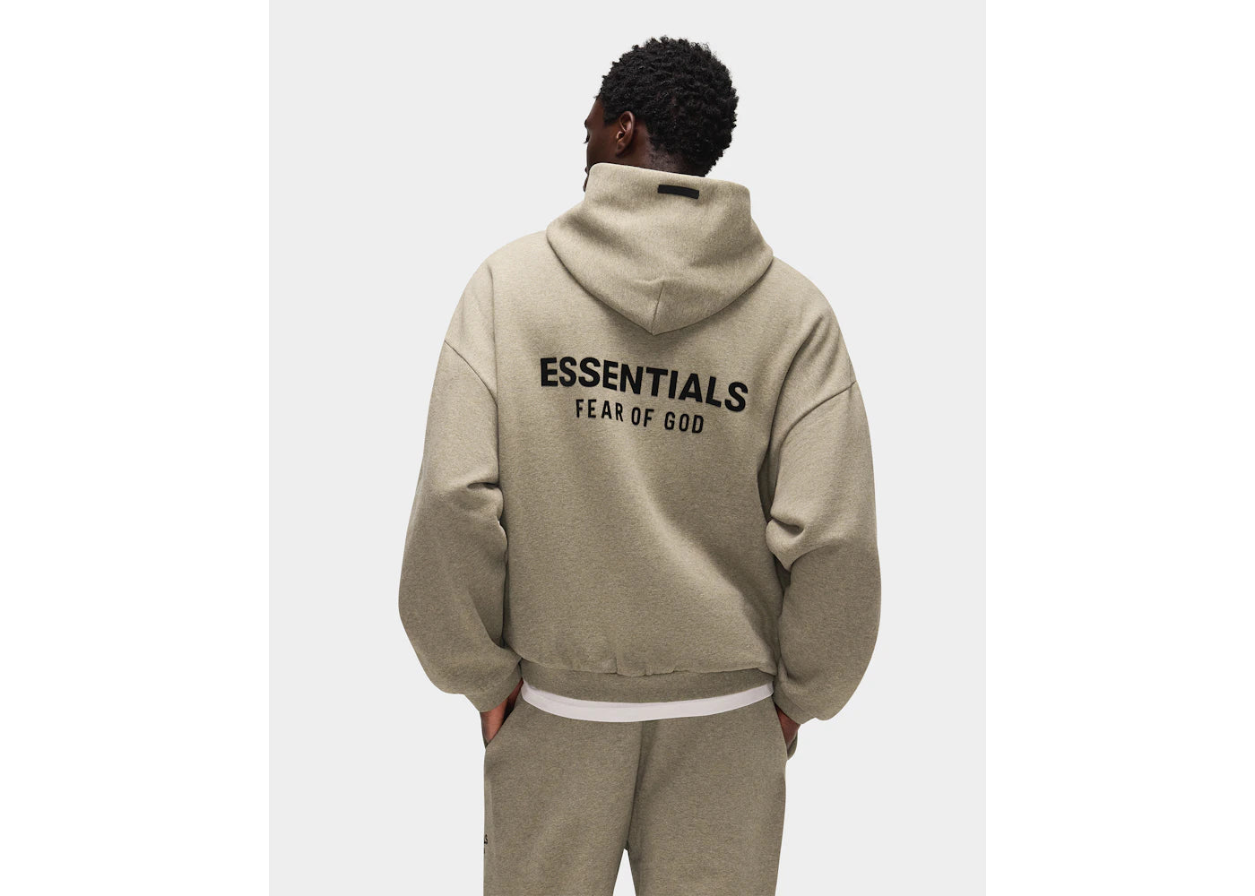 Fear of God Essentials Fleece-Hoodie (Herbst/Winter 2024) Heather Gray