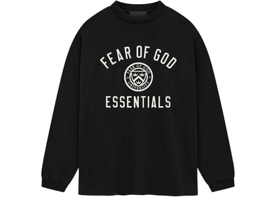 Fear of God Essentials Jersey Long Sleeve Tee (FW24) Black