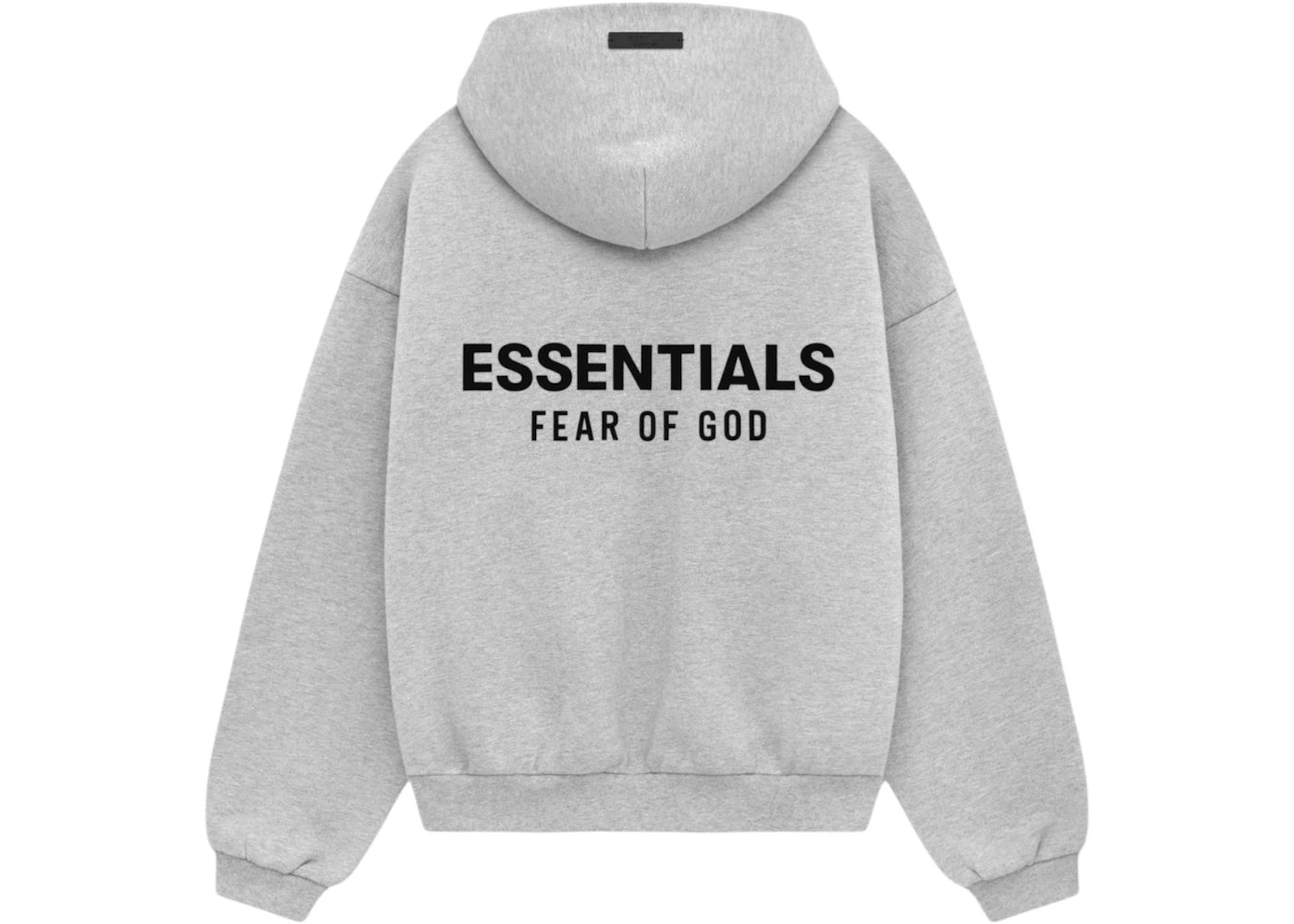 Fear of God Essentials Kids Fleece Hoodie Light Heather Gray