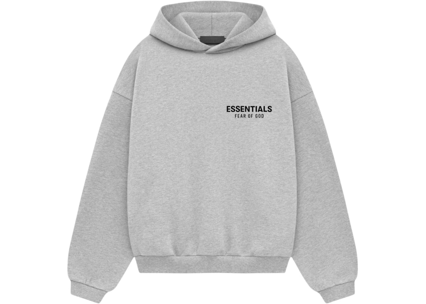 Fear of God Essentials Kids Fleece Hoodie Light Heather Gray