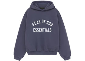 Fear of God Essentials Kids Fleece Hoodie Marine