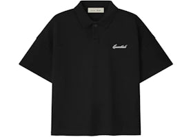 Fear of God Essentials Kids Pique Signature Classic Polo Vintage Black