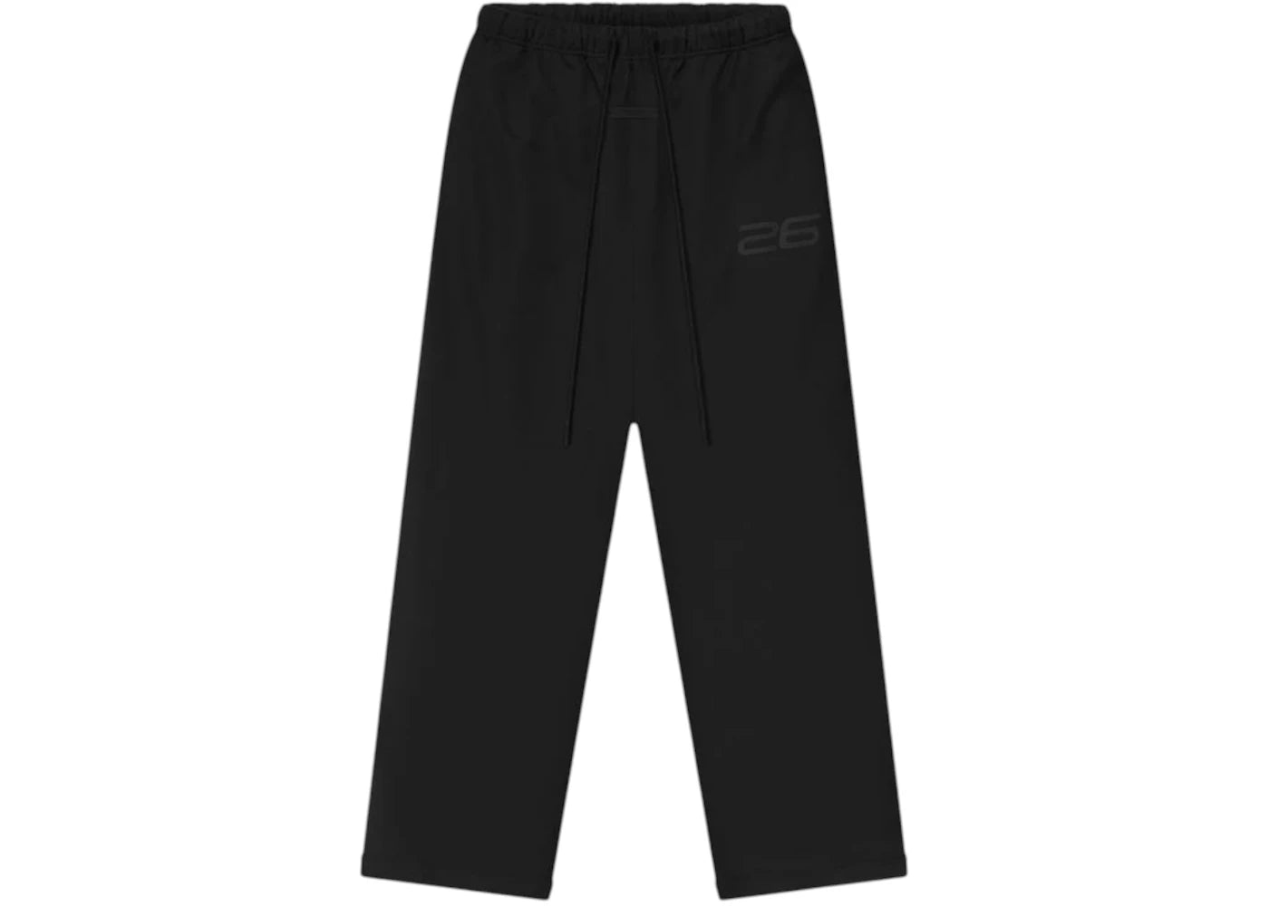 Fear of God Essentials Satin-Fleece-Loungewear-Sweatpant Vintage Schwarz