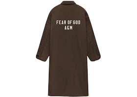 Fear of God Essentials Textured Nylon Trench Brown