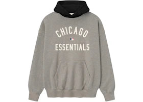 Fear of God Essentials White Sox Sport Hoodie Concrete Heather/Black