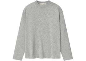 Fear of God Essentials Womens Classic Knit Long Sleeve Tee Concrete Heather