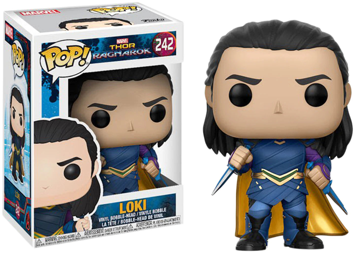 Funko Pop! Marvel Thor Ragnarok Loki Bobble-Head #242 sneakers - authentic Funko shoes
