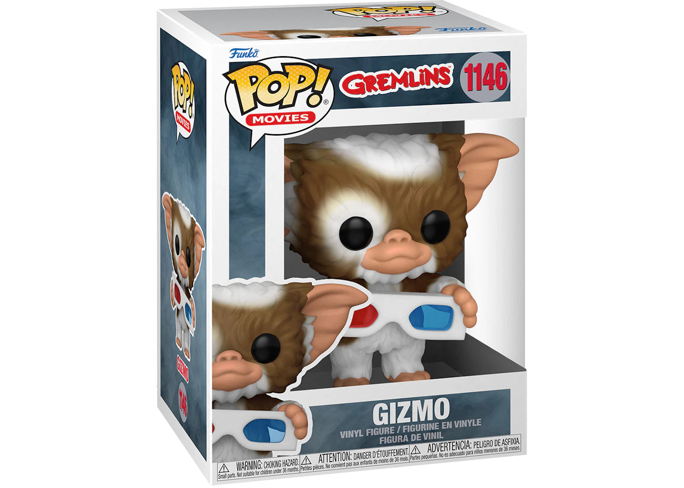 Funko Pop! Movies Gremlins Gizmo Figure #1146 sneakers - authentic Funko shoes