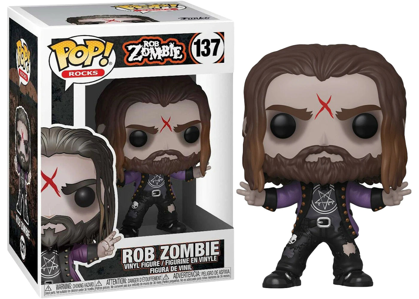 Funko Pop! Rocks Rob Zombie Figure #137 sneakers - authentic Funko shoes