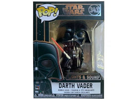 Funko Pop! Star Wars Darth Vader Lights & Sound Bobble-Head Figure #343