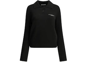 Givenchy Logo Polo Sweater Black