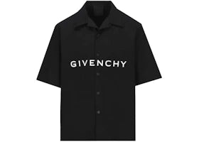 Givenchy Logo Printed Short-Sleeved Shirt Black
