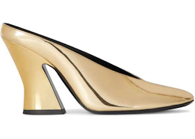 Givenchy Shark Sculpted Mule 95mm Heel Golden (Women's)