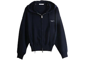 Givenchy Women's Zip-Up Hoodie Sweater Navy
