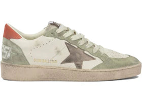 Golden Goose Ball Star Butter Grey/Sage Green Women's
