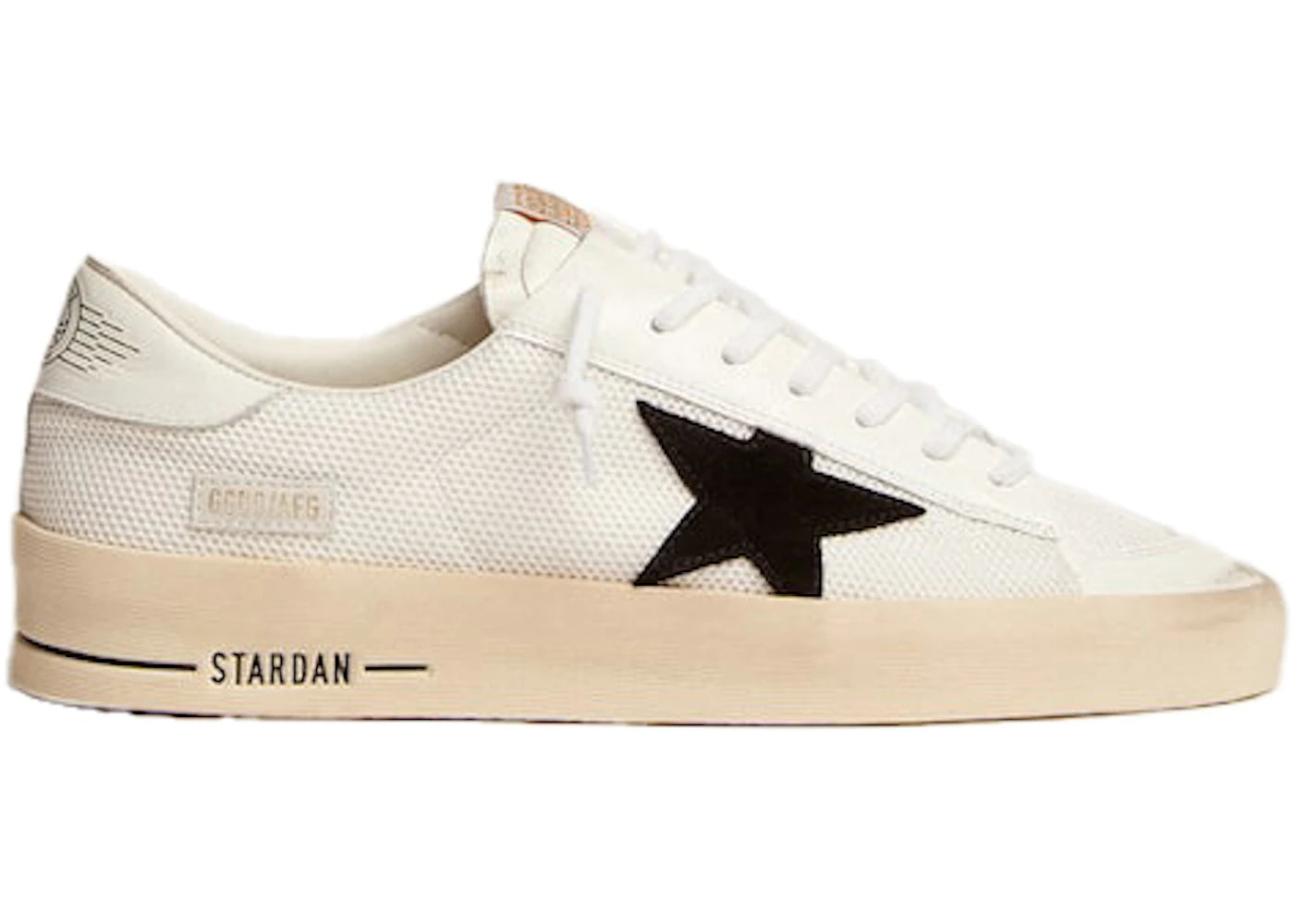 Golden Goose Stardan White Black