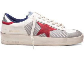 Golden Goose Stardan White Grey Red