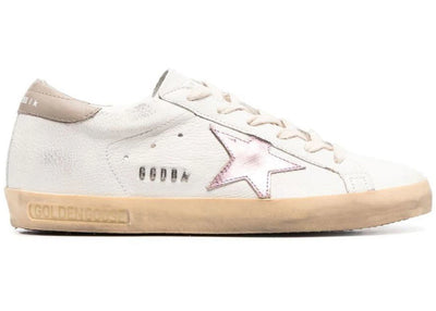 Golden Goose Super-Star White Antique Pink Metallic (Women's)