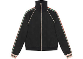 Gucci GG Jacquard Jersey Zip Jacket Black