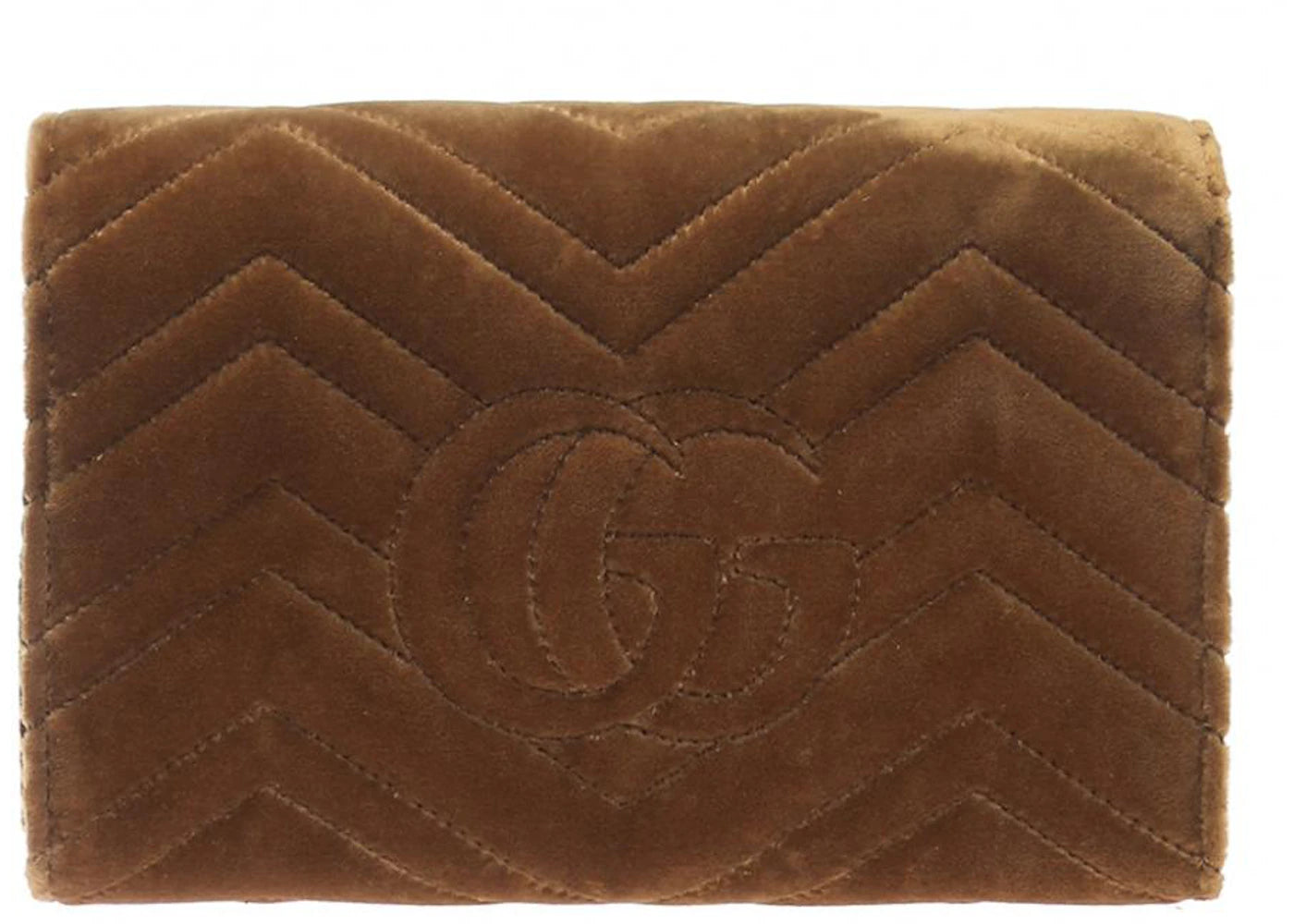Gucci GG Marmont Mini Bag Matelassé Samt Taupe