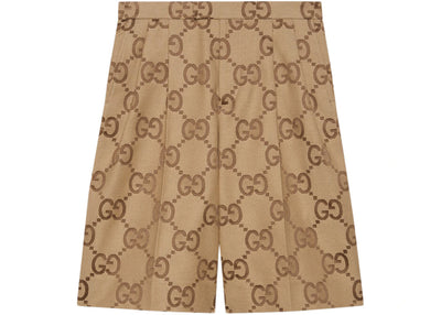 Gucci Jumbo GG Canvas Shorts Beige/Ebony
